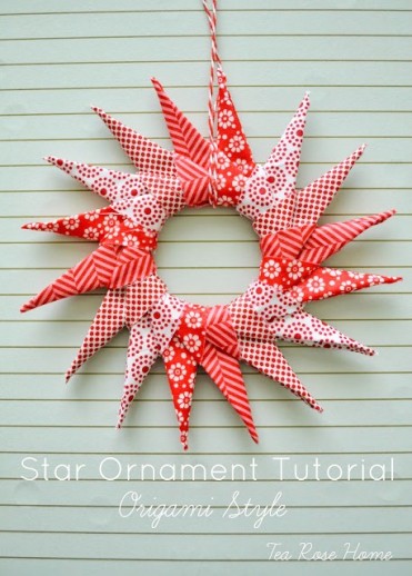 Star Ornament Tutorial by Tea Rose Home