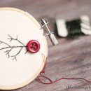 Stitched Tree Ornament by The Crafting Chicks
