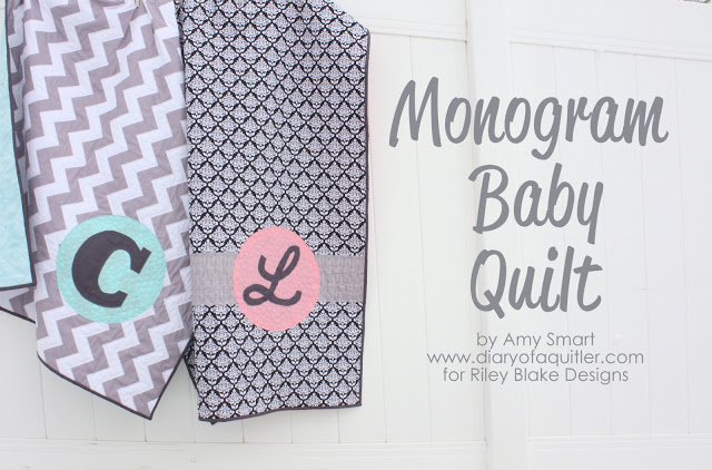 Monogram Baby Quilt Tutorial