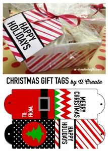 Free Printable Christmas Tags - U Create
