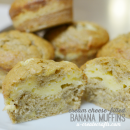 Banana Muffins with delicious cream cheese filling by U Create
