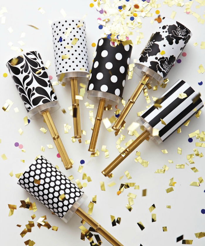DIY Confetti Poppers with free download by WeddingBells