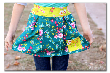 Girl's Apron Tutorial by Sugar Bee Crafts - adorable!