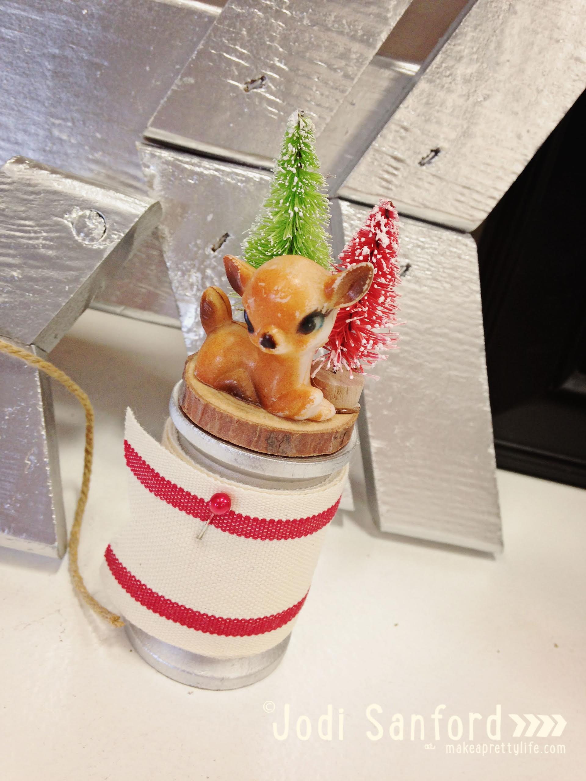 Holiday Decor with Mini Bottle Brushes by Jodi Sanford