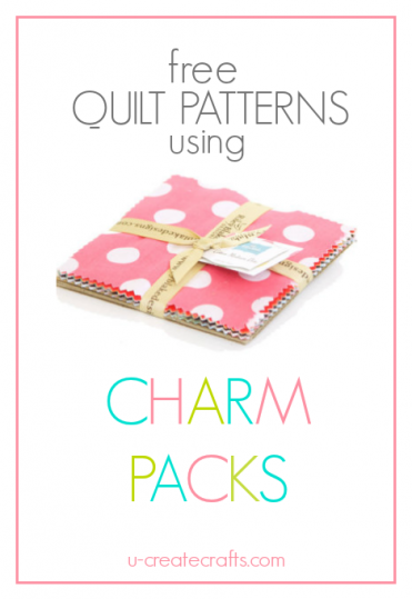Beautiful free quilt patterns that use charm packs! Pre-cuts make quilting easy!