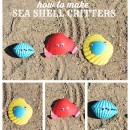 How to Make Sea Shell Critters - beach craft for the kids!