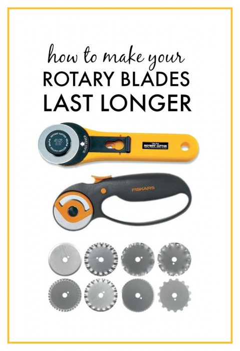 Rotary Blade Sharpener + 4 Replacement Blades (45mm) – Fabric/Craft Tool