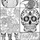 Free Halloween Adult Coloring Pages at U Create