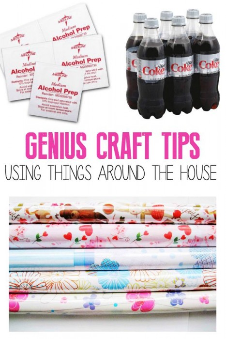 Genius Craft Tips using items you might have around the house!