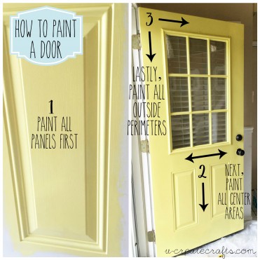 How to Paint a Door by U Create