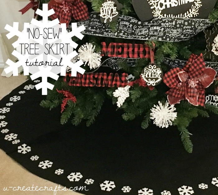 How to Make a "No-Sew" Tree Skirt