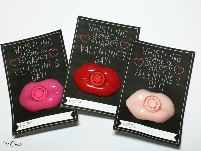 Whistle Lips Valentines by U Create - printables