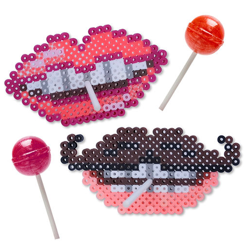 Perler Bead Lollipop Lips by EK Success