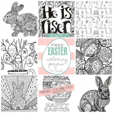 Free EASTER Coloring Pages at U Create