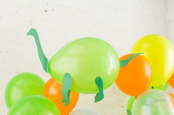 Dinosaur Balloons Tutorial
