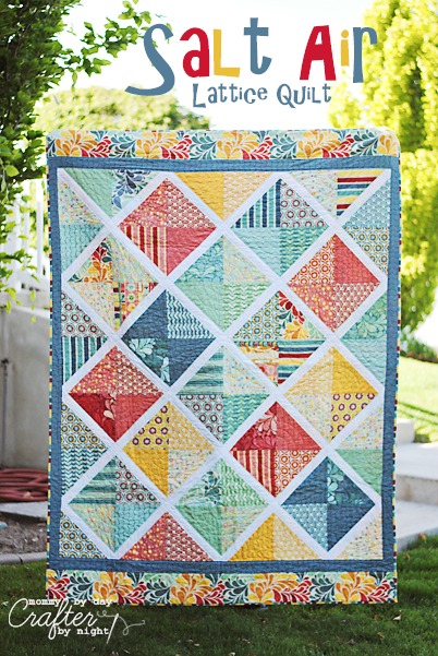 Lattice Quilt Tutorial by Mommy by Day Crafter by Night