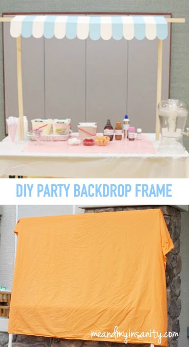DIY Party Backdrop Frame - great for many party and events!