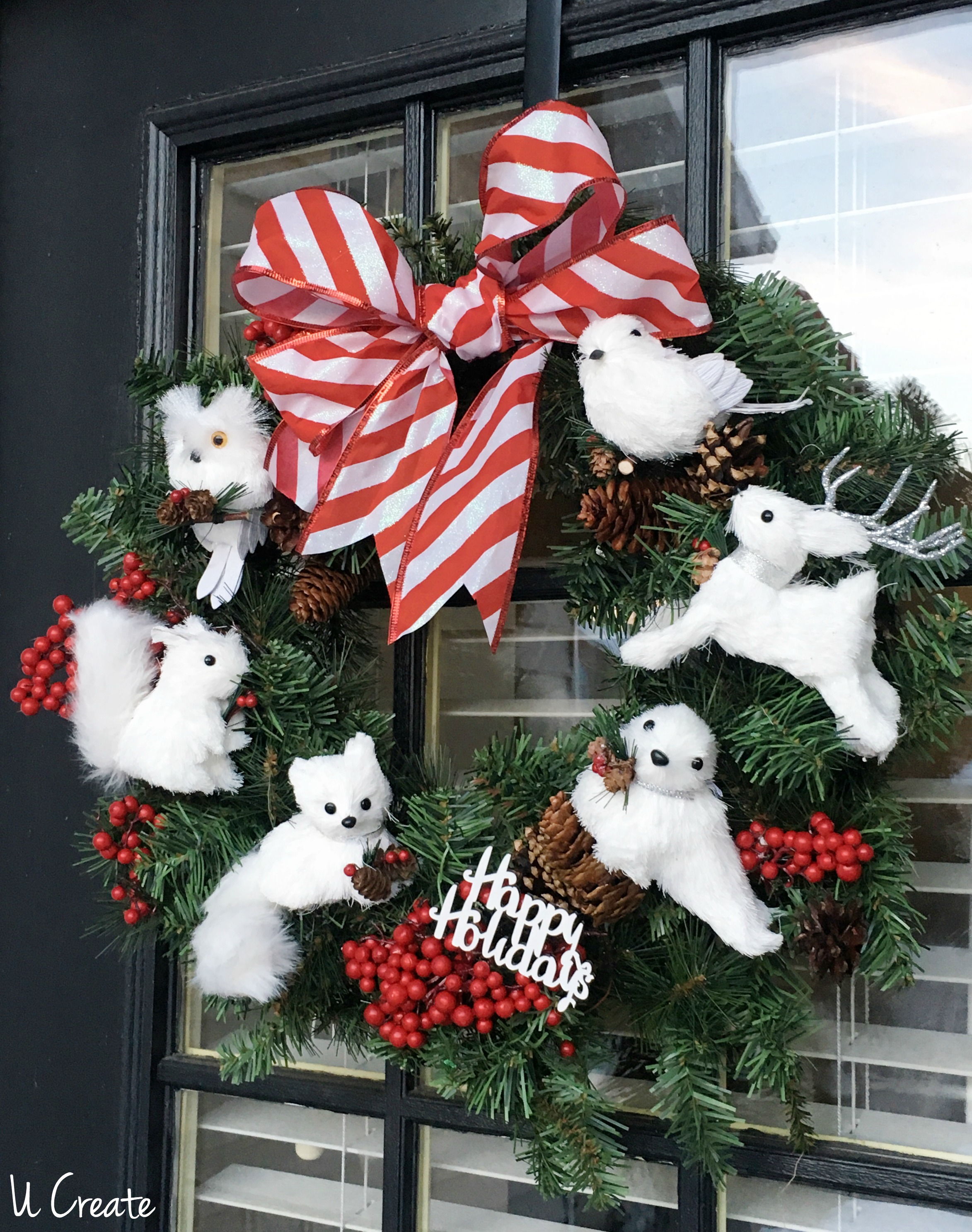 DIY Ornament Wreath by U Create