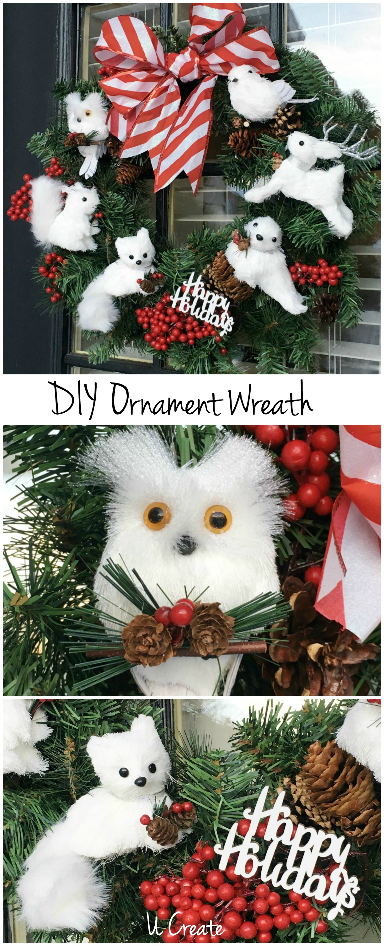 DIY Ornament Wreath by U Create