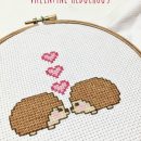 Cross Stitch Pattern - Valentine Hedgehogs by U Create