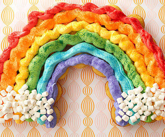 Rainbow Pull Apart Cake