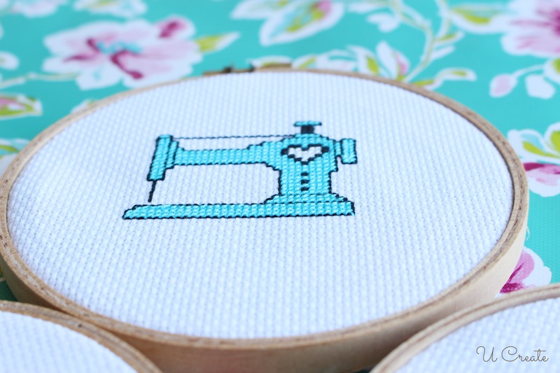 Free Sewing Machine cross stitch pattern!