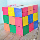 How to Make a Rubiks Cube Valentine Box