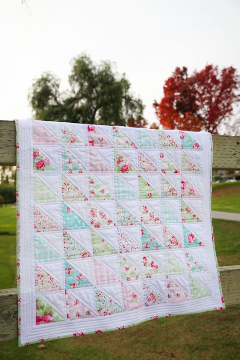 Half Square Quilt Tutorial by Loganberry Handmade