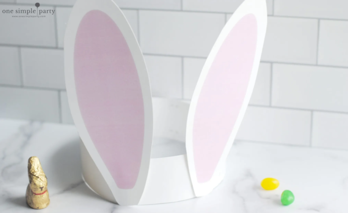 16 DIY Easter Kids Crafts - Free Printable Bunny Ears by One Simple Party