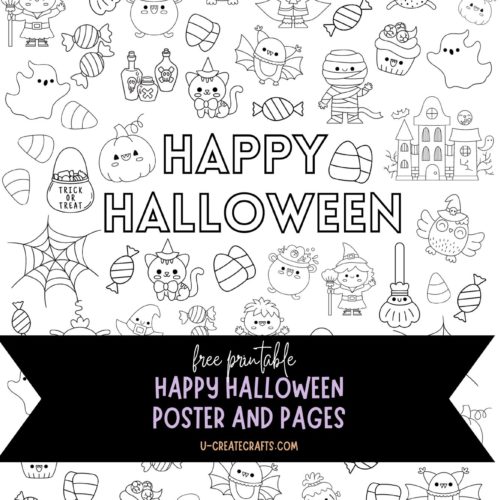 Halloween Printable: Bugs and Kisses - U Create