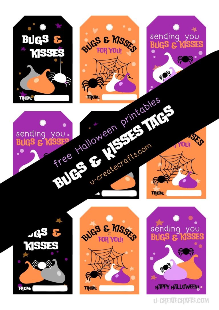 Halloween Printable: Bugs and Kisses - U Create