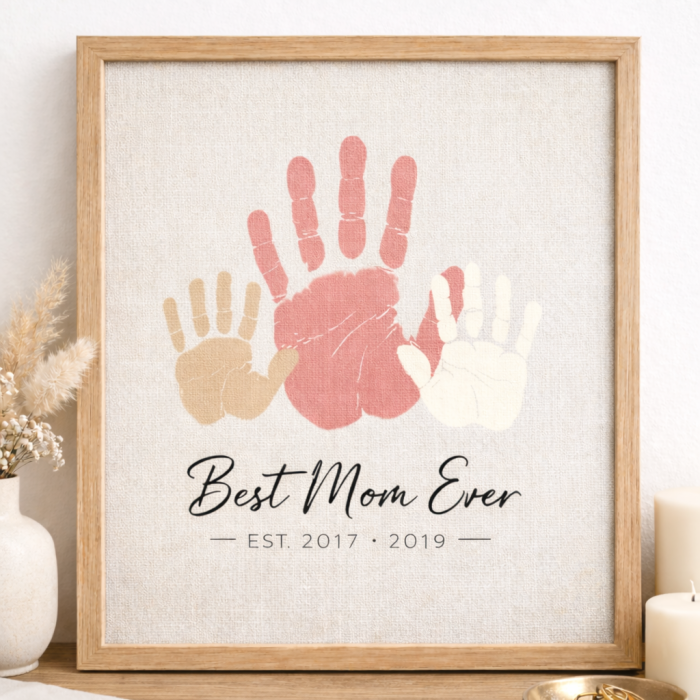 Mother's Day Handprint Art Gift Tutorial