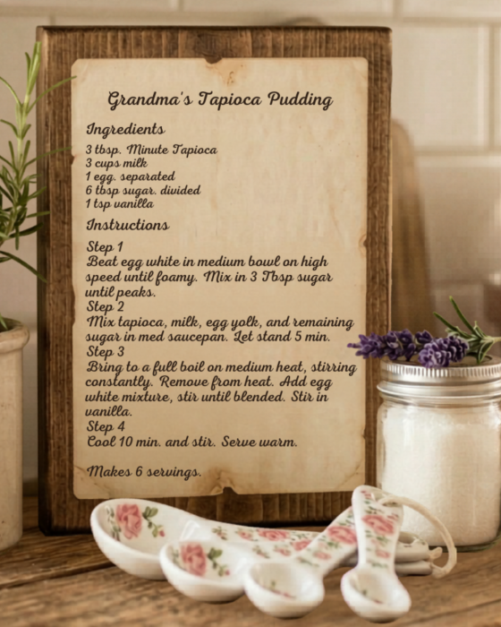 DIY Heritage Recipe Block Tutorial for Mother's Day