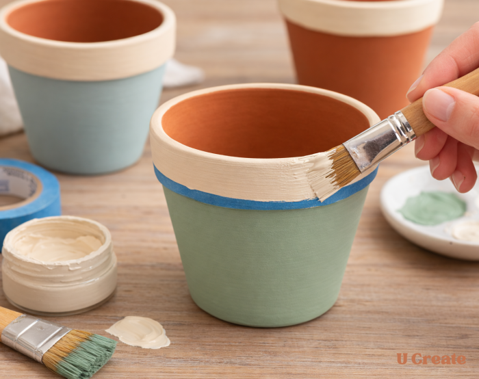 painting terra cotta pots